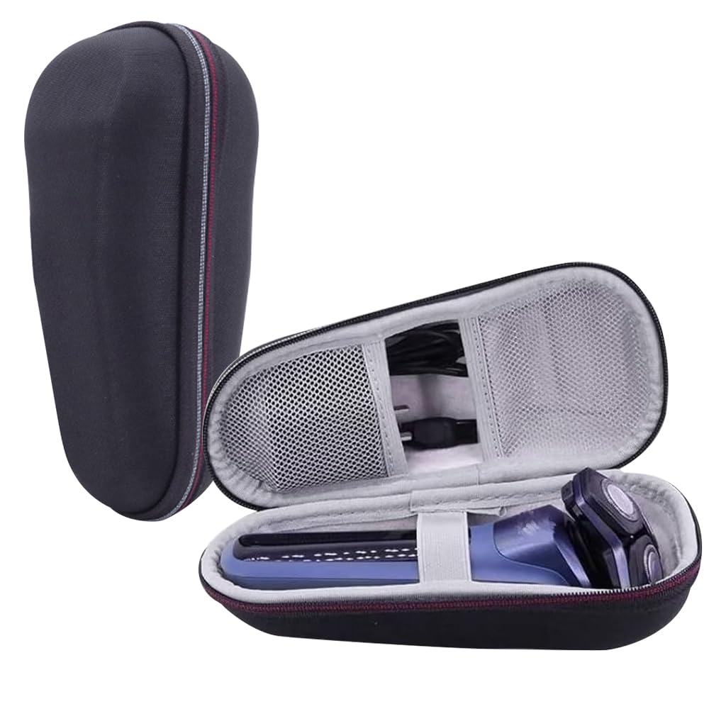 HANNEA Carry Case Bag for Philips Norelco Shaver EVA Hard Shell Waterproof Travel Storage Case for Philips Norelco Shaver Zip-up Travel Storage Case Electric Razor Accessories Bag HANNEA Carry Case Bag for Philips Norelco Shaver EVA Hard Shell Waterproof Travel Storage Case for Philips Norelco Shaver Zip-up Travel Storage Case Electric Razor Accessories Bag
